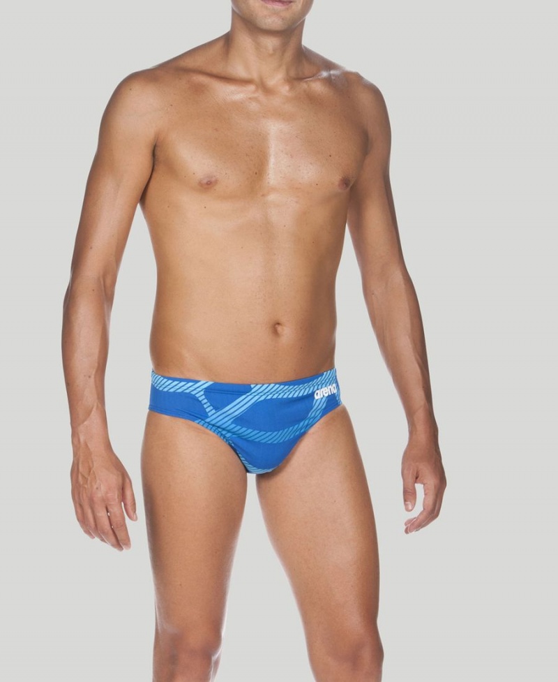 Bleu Slip de Bain Arena Spider - OYJ-1609213