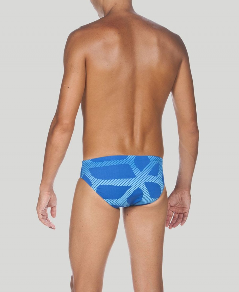 Bleu Slip de Bain Arena Spider - OYJ-1609213