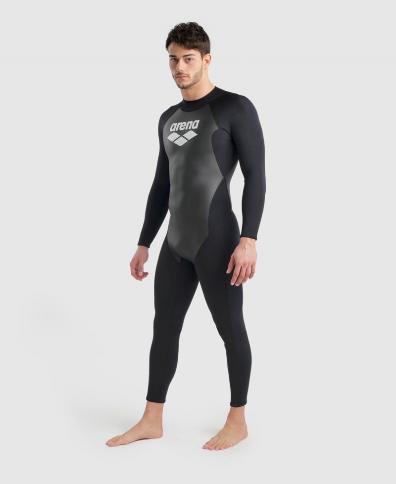 Noir Blanche Combinaison Natation Arena Explorer Full - DEV-6747066