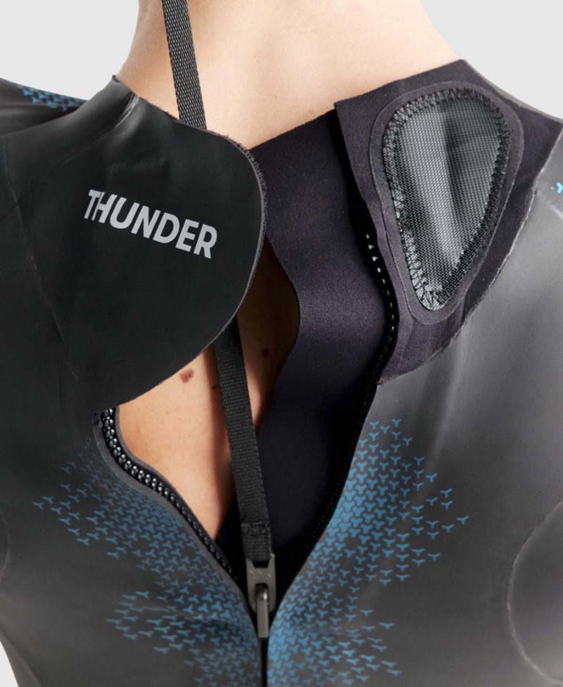 Noir Bleu Combinaison Natation Arena Thunder - IEK-6060191