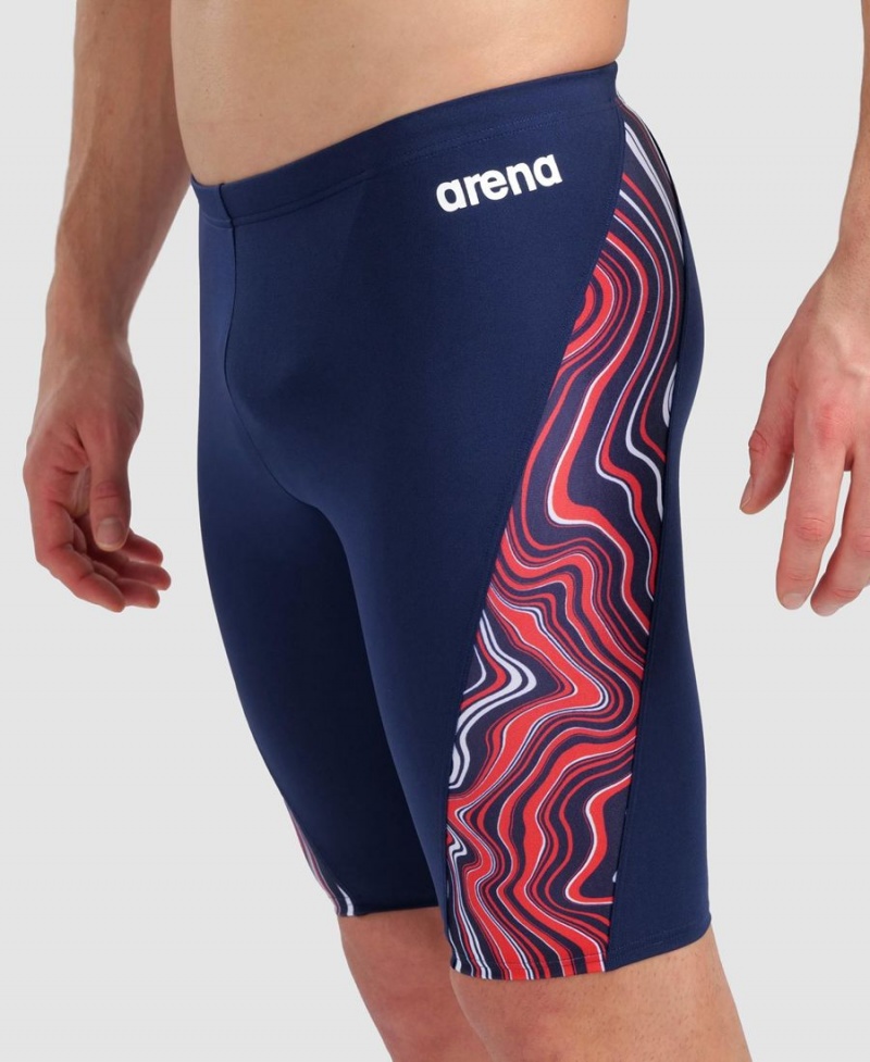 Bleu Marine Rouge Multicolore Jammer Arena Marbled - EJW-1952013