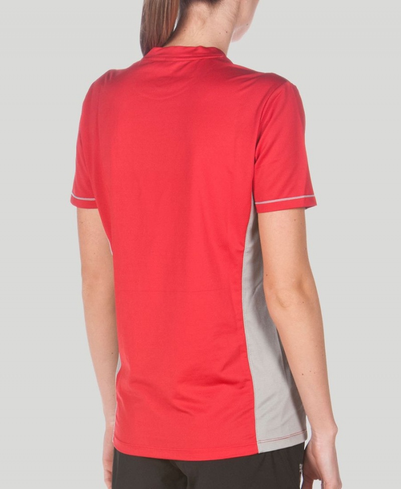 Rouge T-Shirt Arena Team Line Tech Corta Sleeve - TPX-9879973