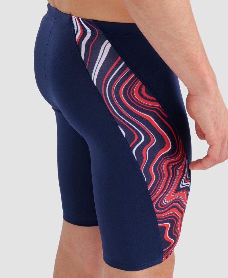 Bleu Marine Rouge Multicolore Jammer Arena Marbled - EJW-1952013