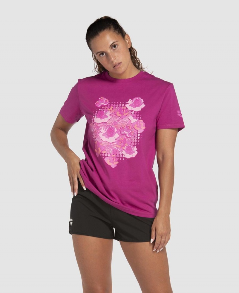 Violette Rose T-Shirt Arena Breast Cancer Awareness Collection - KGU-0711779