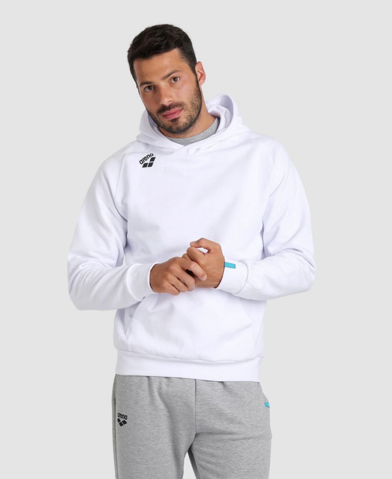 Blanche Sweatshirt Arena Team Encapuchonné Panel - ODH-0855550