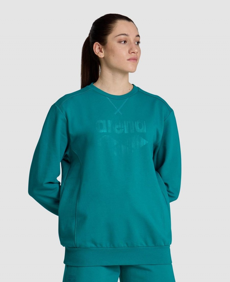 Vert Sweatshirt Arena Logo Crewneck - JCQ-0387966