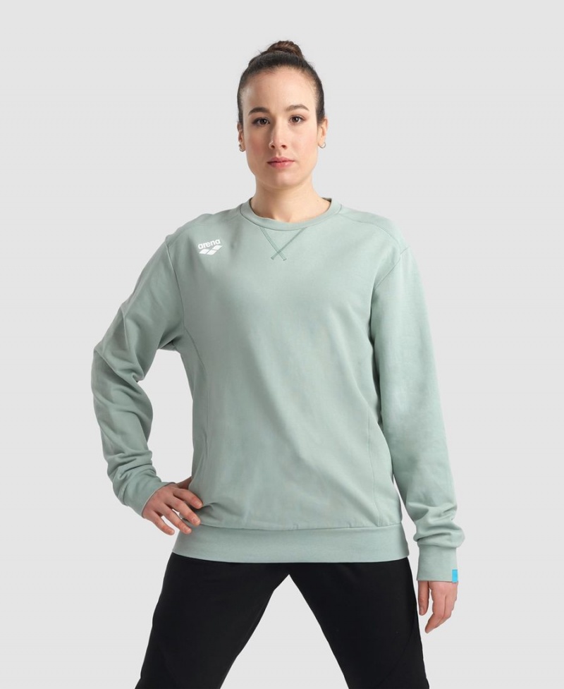 Vert Sweatshirt Arena Solid Crewneck - TRD-2485060