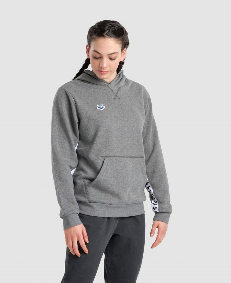 Grise Sweatshirt Arena Icons Solid Encapuchonné - LCA-3961993