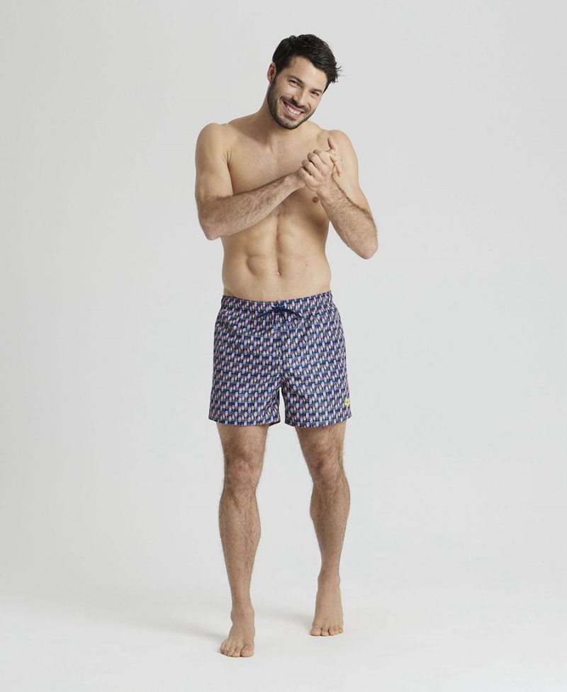 Grise Multicolore Short Arena Allover Beach - LLW-9773030