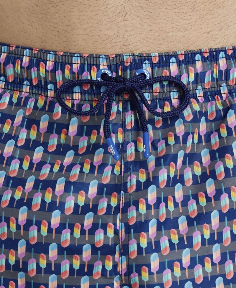 Grise Multicolore Short Arena Allover Beach - LLW-9773030