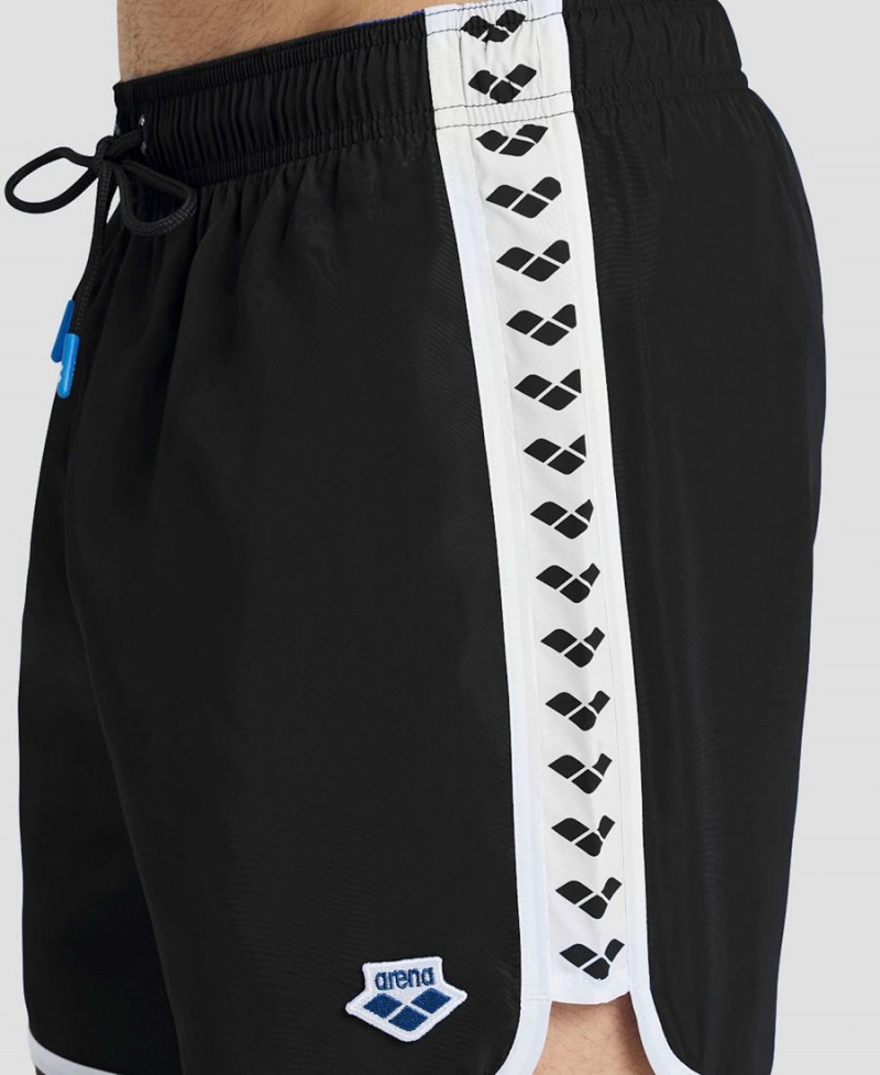 Noir Blanche Short Arena Icons Team Stripe - BZP-7328125