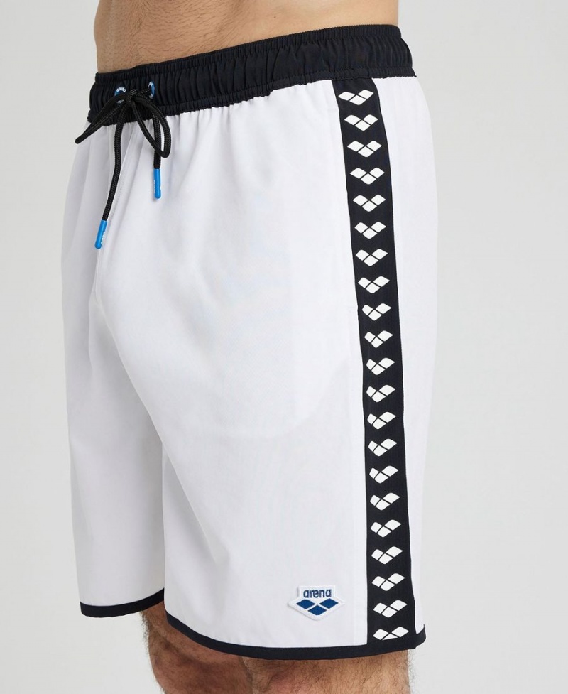 Blanche Noir Short Arena Icons Team Stripe Bermuda - OZD-4517223