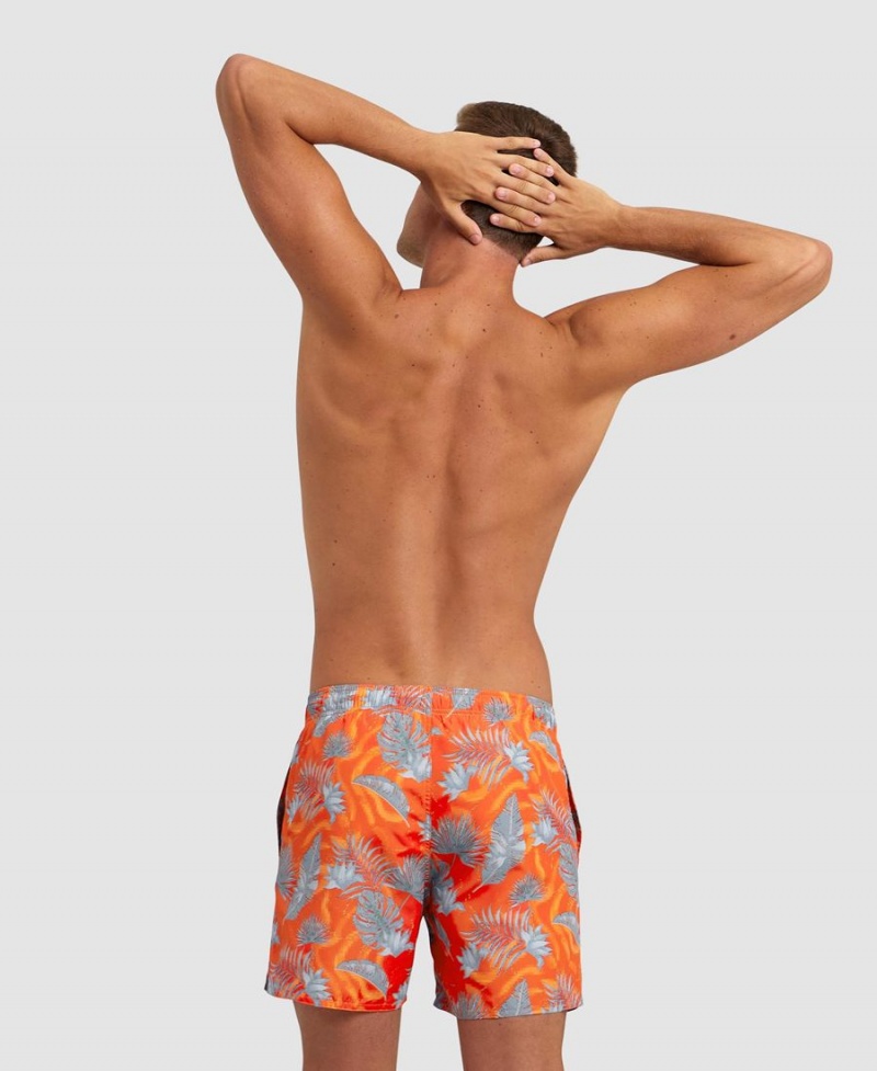 Orange Grise Multicolore Short Arena Allover Beach - UAR-3468728