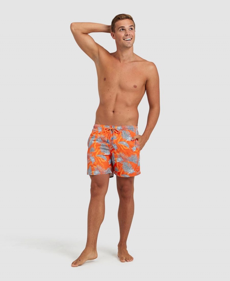 Orange Grise Multicolore Short Arena Allover Beach - UAR-3468728