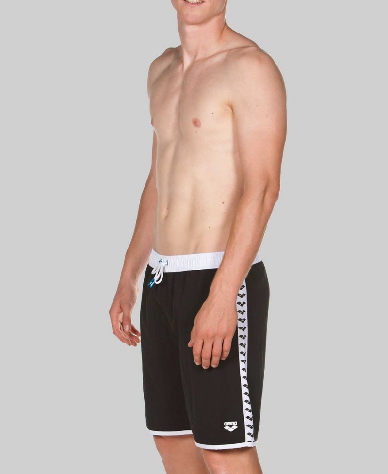 Noir Blanche Short Arena Team Stripe Bermuda - GKB-7264939