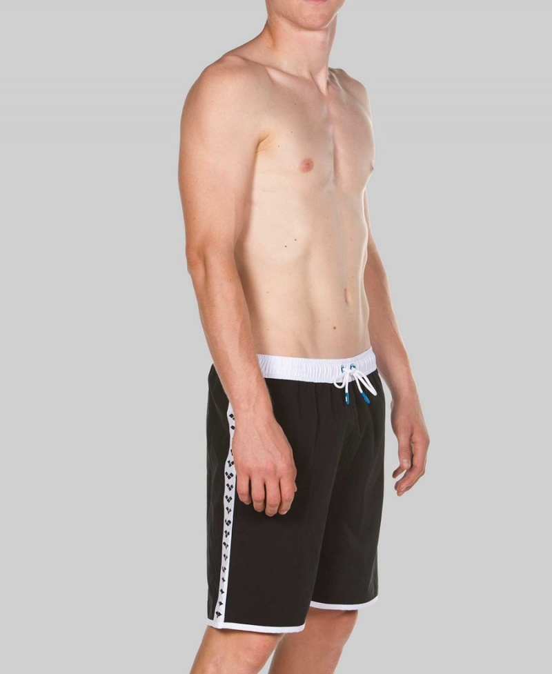 Noir Blanche Short Arena Team Stripe Bermuda - GKB-7264939