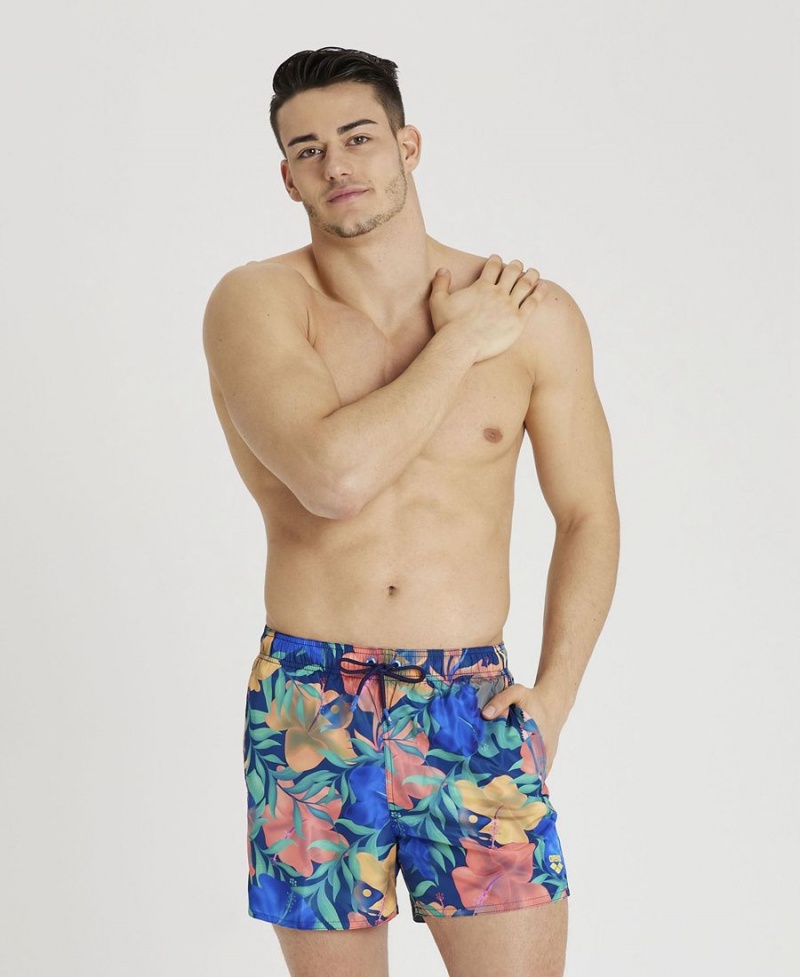 Bleu Multicolore Short Arena Allover Beach - LDU-4435196