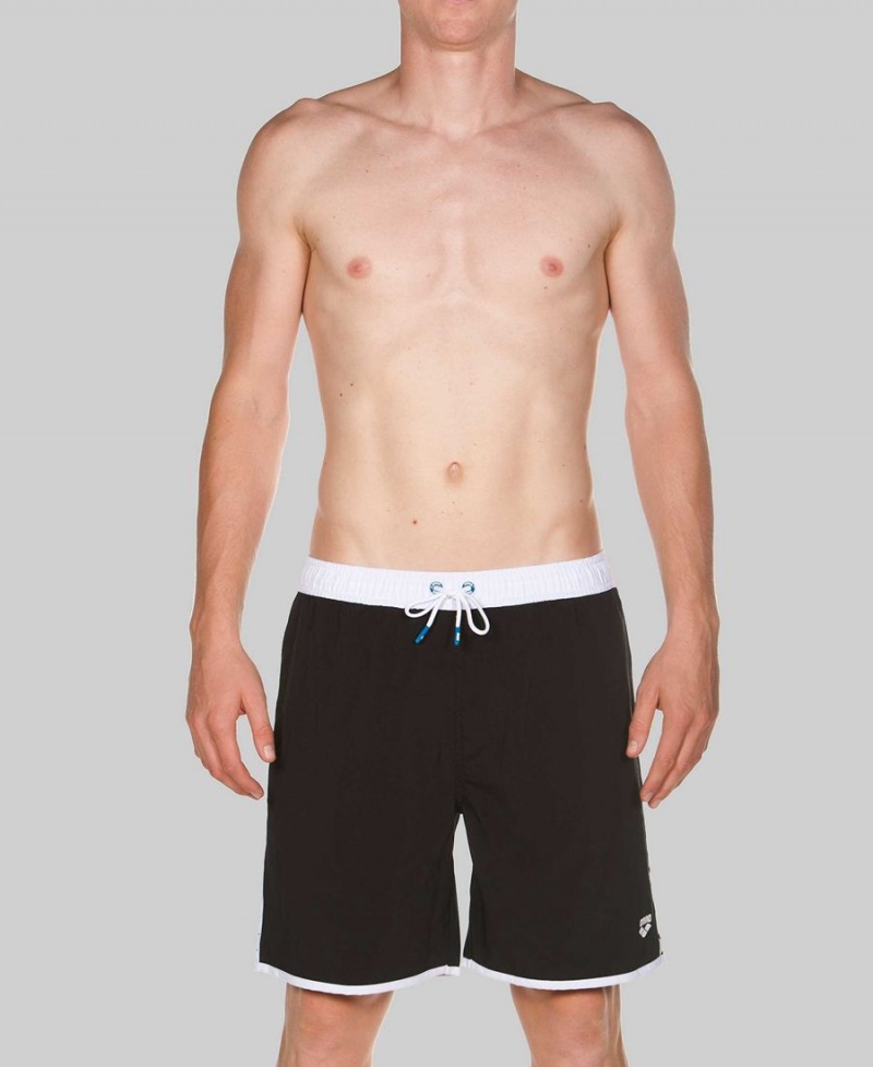 Noir Blanche Short Arena Team Stripe Bermuda - GKB-7264939