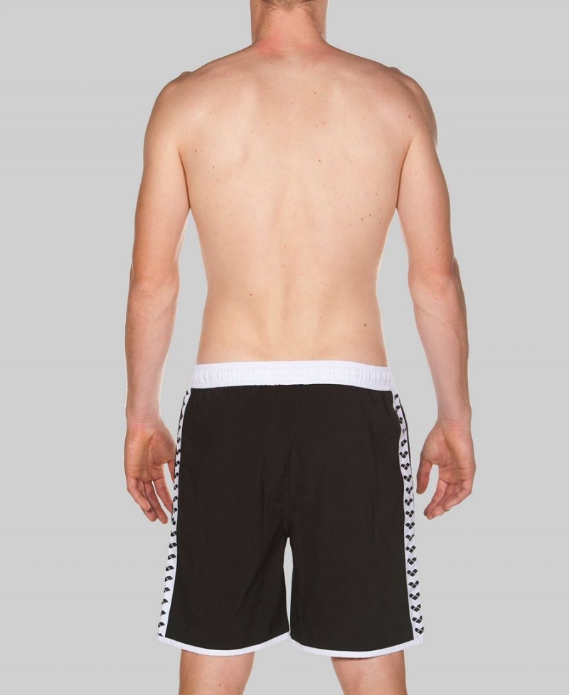 Noir Blanche Short Arena Team Stripe Bermuda - GKB-7264939