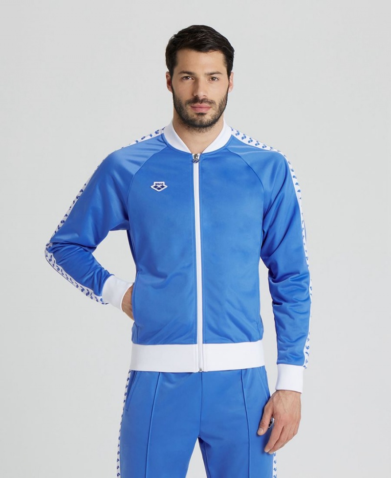 Bleu Blanche Veste Arena Relax IV Team Full-Zip - FRY-8239902