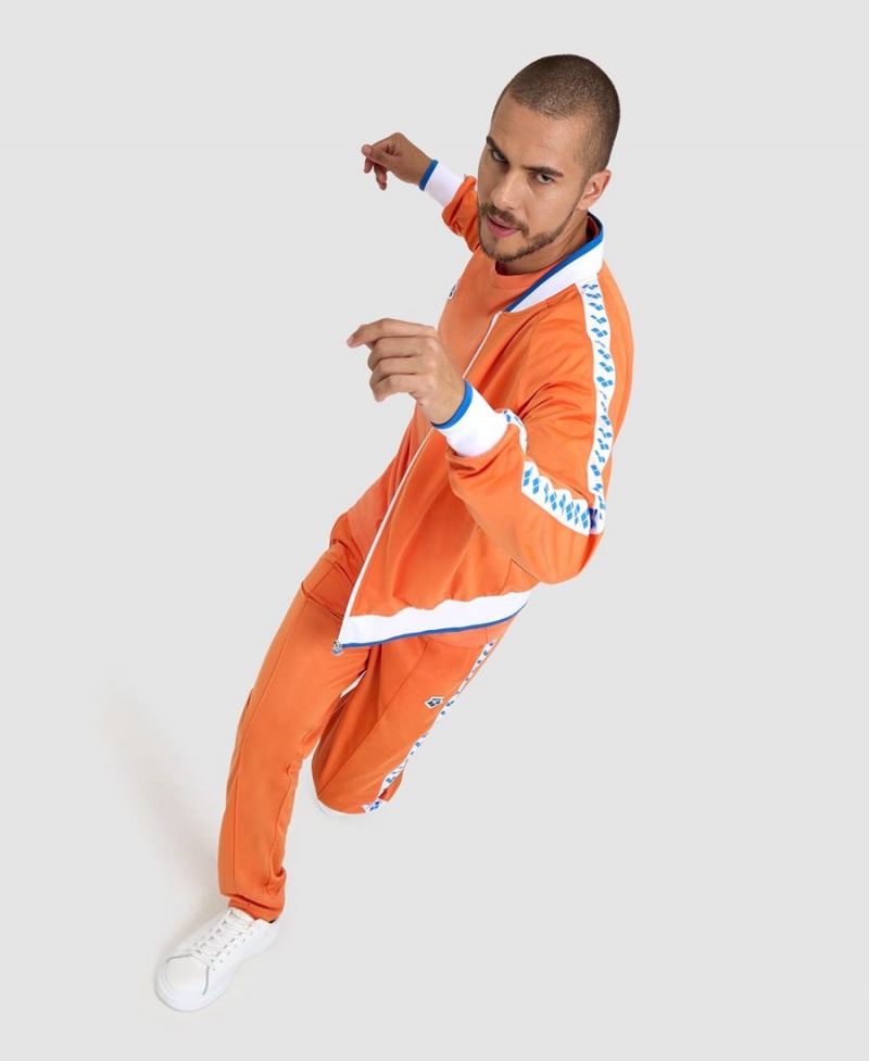 Orange Blanche Veste Arena Relax IV Team Full-Zip - OWW-0689040