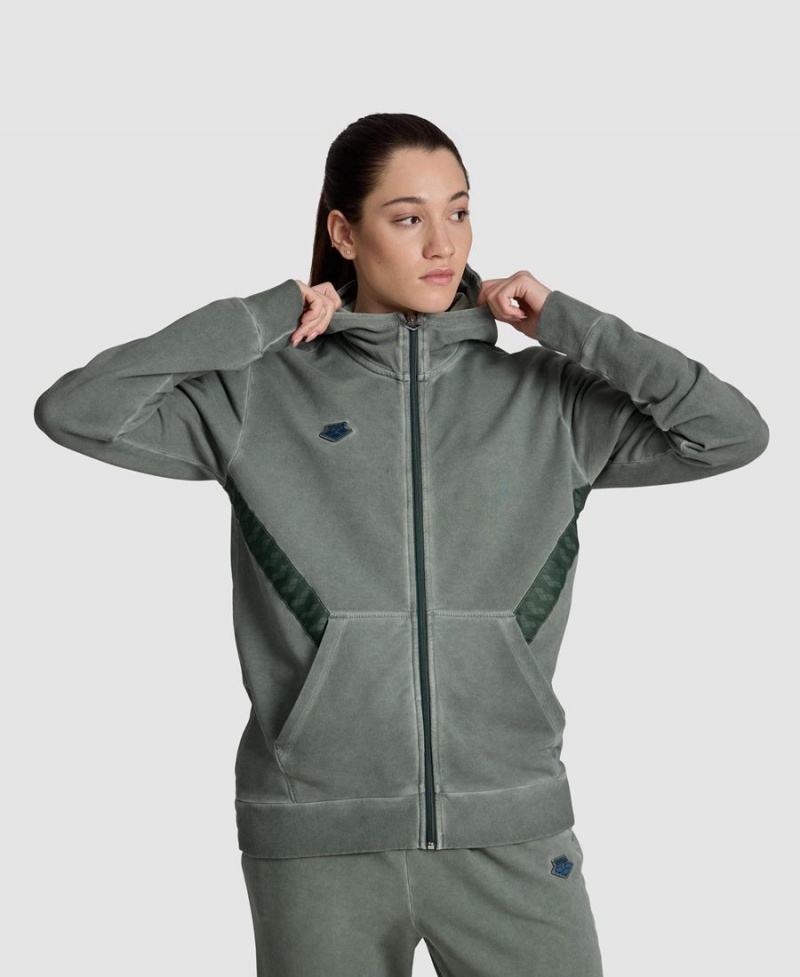 Vert Veste Arena Icons Encapuchonné - RRH-6187402