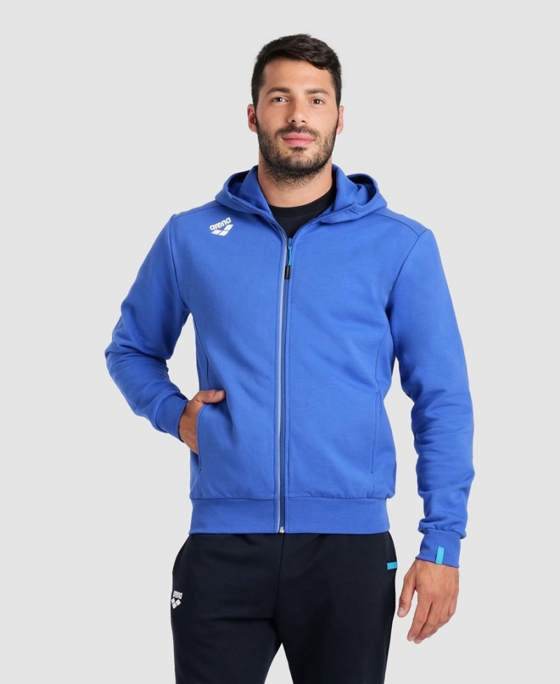 Bleu Veste Arena Team Encapuchonné Panel - BCO-7137860