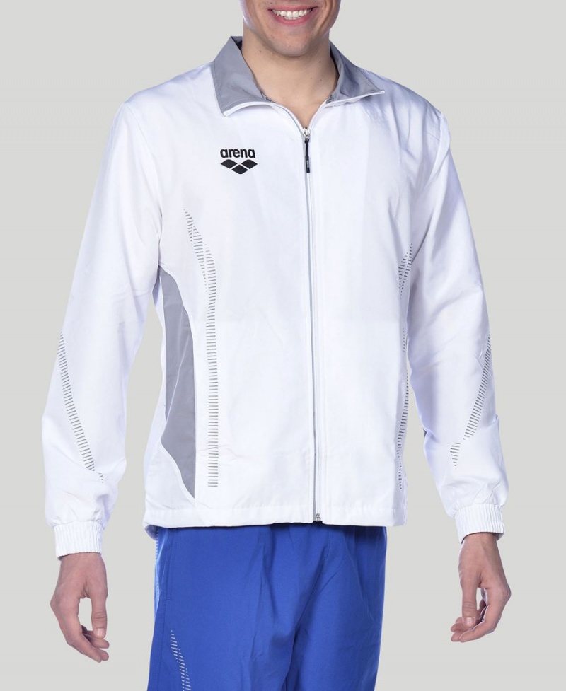 Blanche Veste Arena Team Line Warm-Up - BOT-5900279