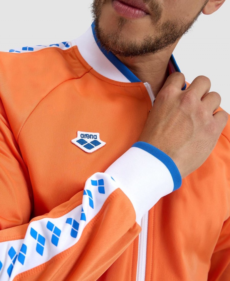 Orange Blanche Veste Arena Relax IV Team Full-Zip - OWW-0689040