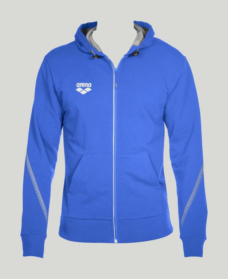 Bleu Veste Arena Team Line Encapuchonné - UMR-0992186