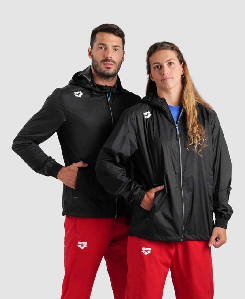 Noir Veste Arena Team Windbreaker Solid - DJZ-9363093