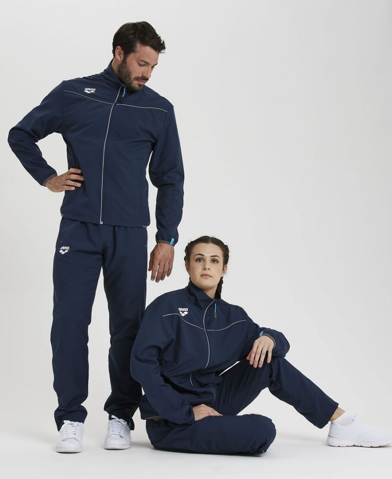 Bleu Marine Veste Arena Team Sports Panel - JJK-1641565