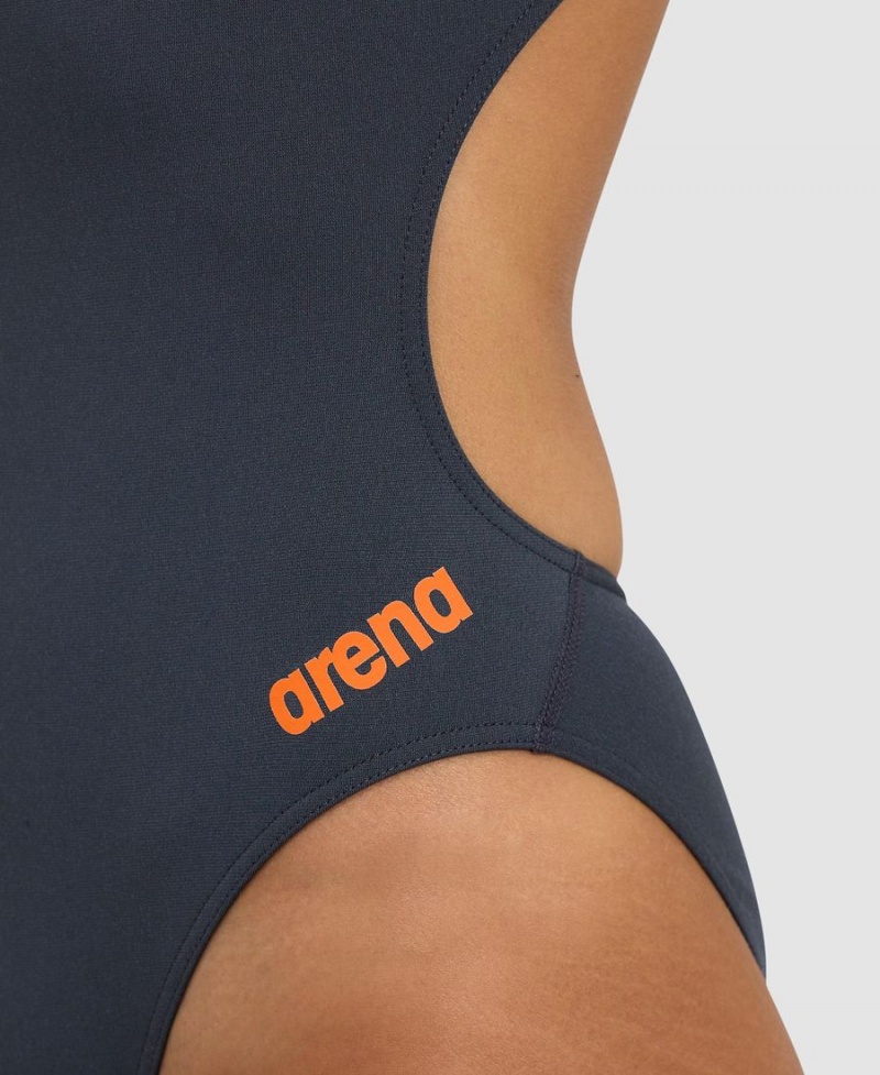 Grise Maillot de Bain Arena Team Challenge Back - PPQ-3710327