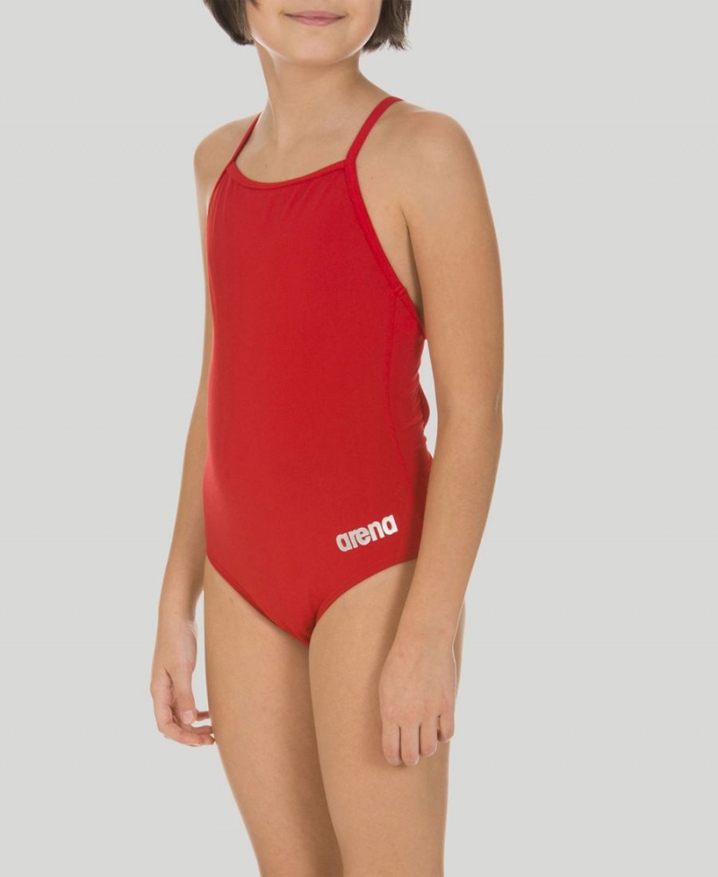 Rouge Maillot de Bain Arena Master Youth Light Drop Back - JHQ-4599834