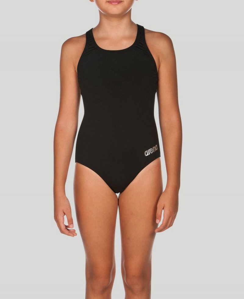 Noir Maillot de Bain Arena Madison Youth Swim Pro Back - DQY-7348445