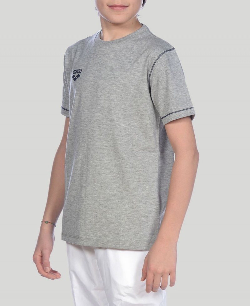 Grise T-Shirt Arena Youth Team Line Corta Sleeve - WLW-3942111