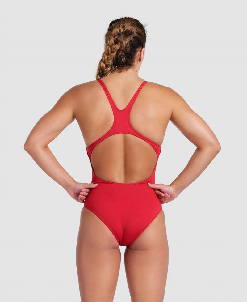 Rouge Maillot de Bain Arena Team Swim Pro Solid - GAP-9681130