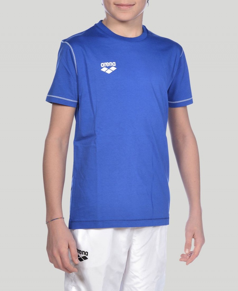 Bleu T-Shirt Arena Youth Team Line Corta Sleeve - BPT-2023917