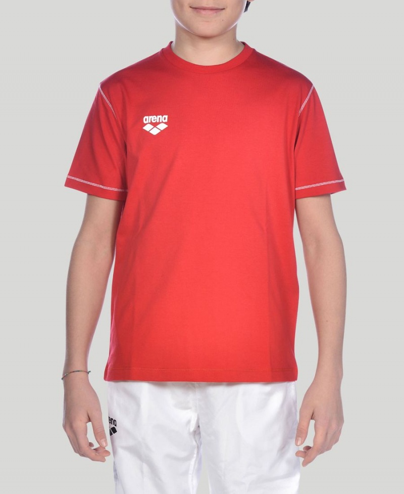 Rouge T-Shirt Arena Youth Team Line Corta Sleeve - GDY-0275392