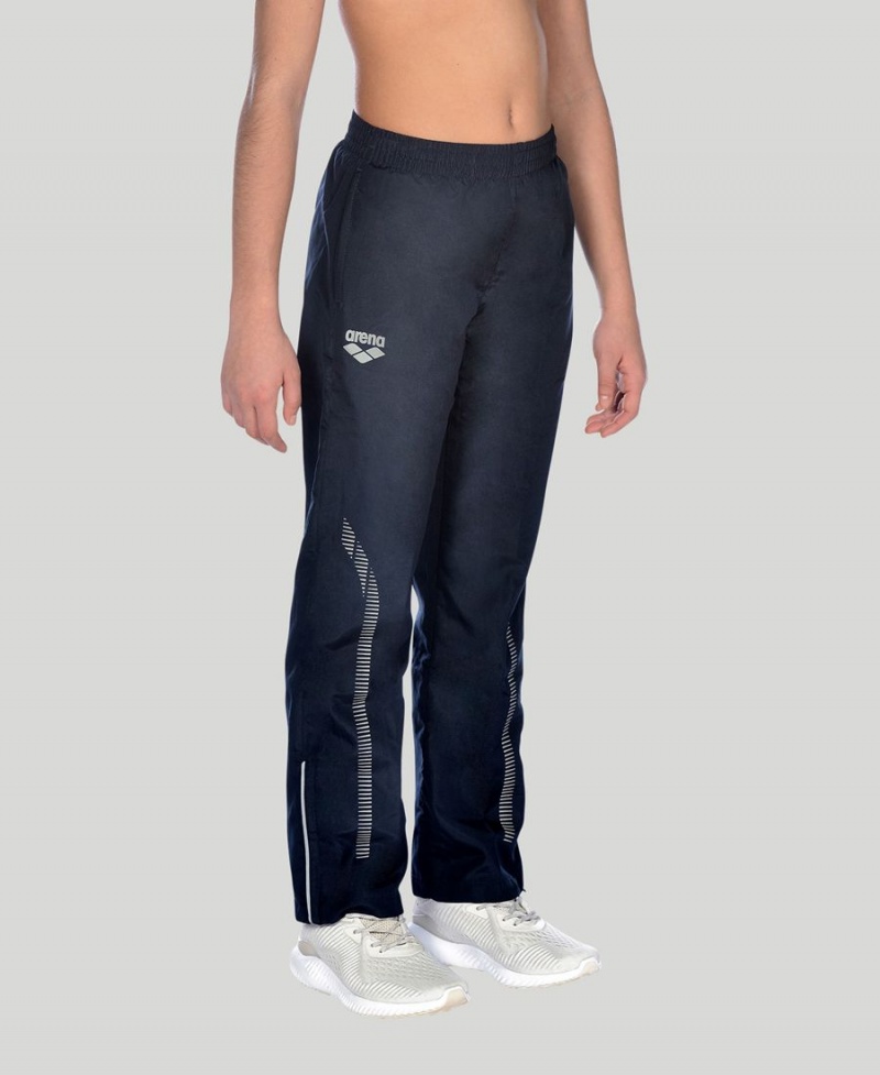 Bleu Marine Pantalon Arena Youth Team Line Warm-Up - WSG-6423214