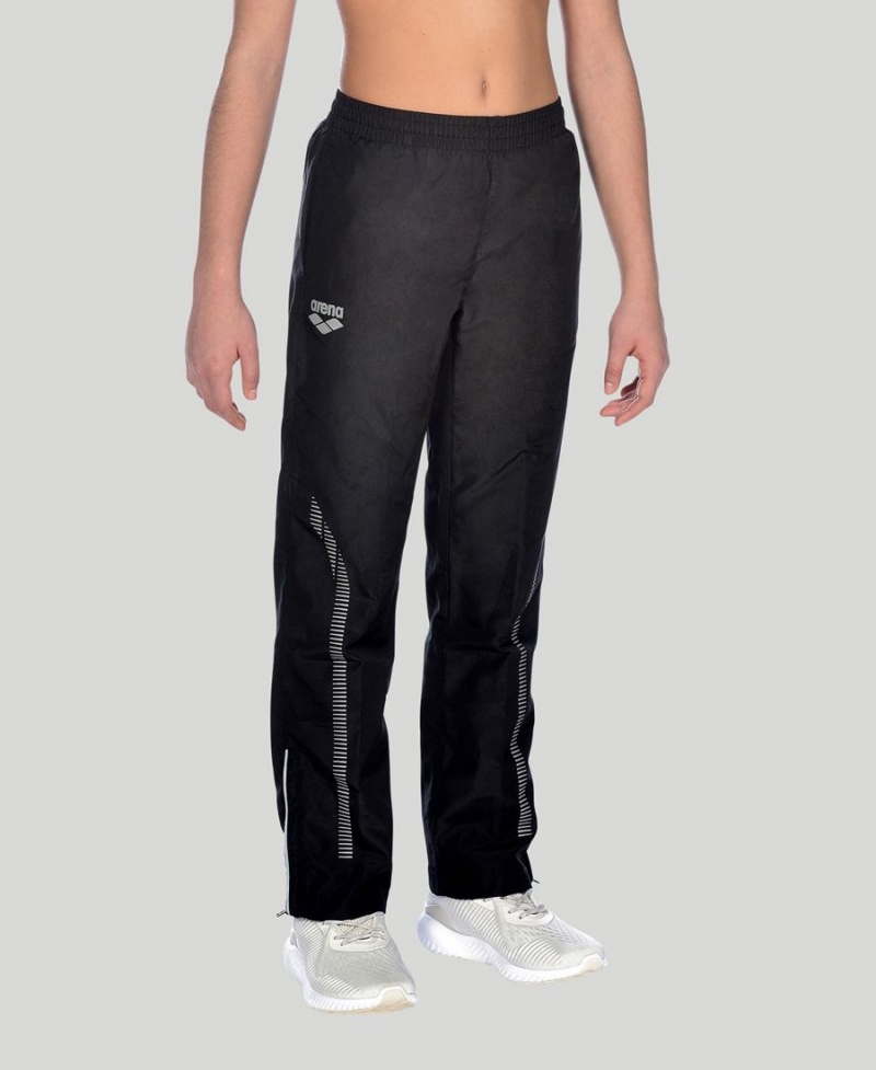 Noir Pantalon Arena Youth Team Line Warm-Up - OBL-1980610