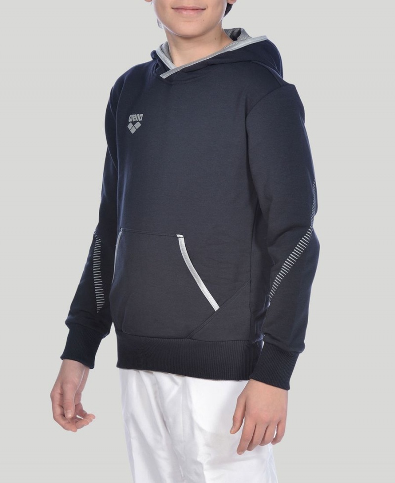 Bleu Marine Sweat a Capuche Arena Youth Team Line Long Sleeve - CDP-5350464