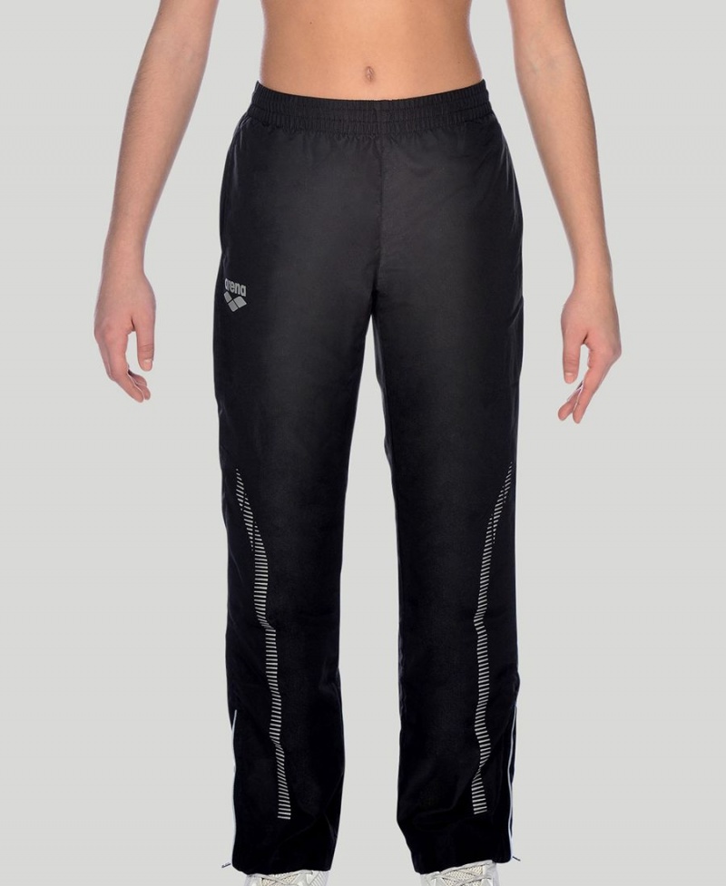 Noir Pantalon Arena Youth Team Line Warm-Up - OBL-1980610