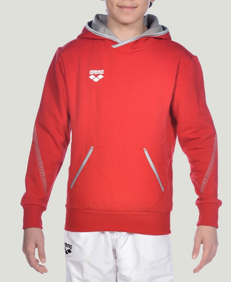 Rouge Sweat a Capuche Arena Youth Team Line Long Sleeve - DBD-7148082