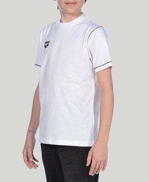 Blanche T-Shirt Arena Youth Team Line Corta Sleeve - MCV-6042020