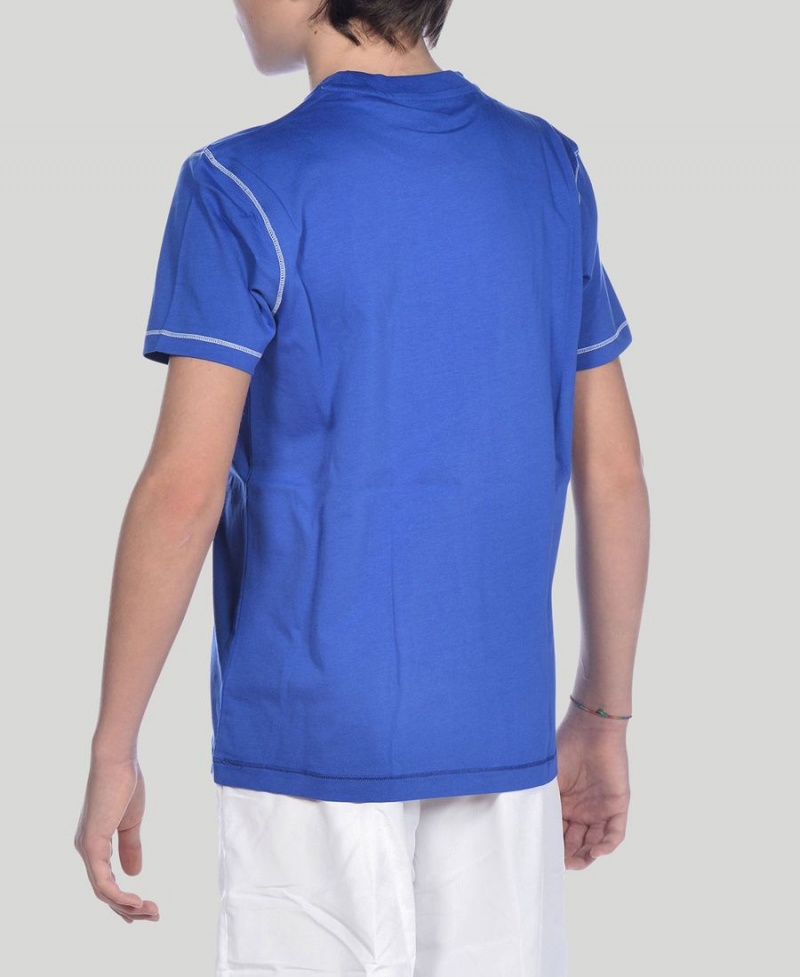 Bleu T-Shirt Arena Youth Team Line Corta Sleeve - VLS-9545961