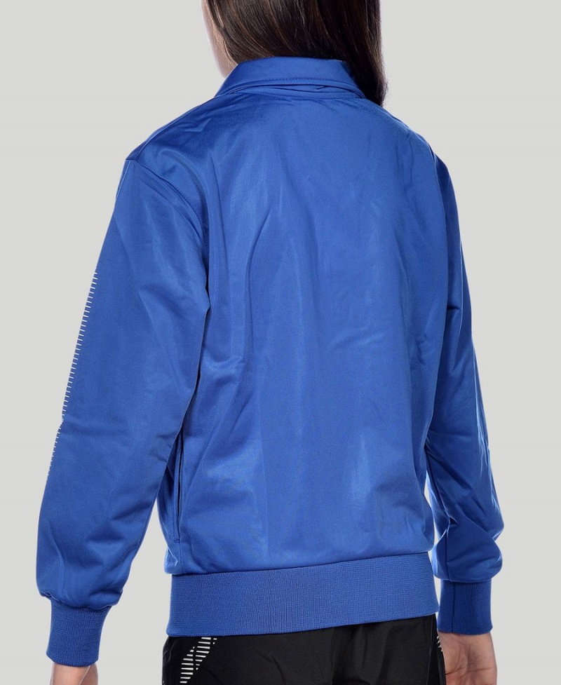 Bleu Veste Arena Youth Team Line Tricoté Poly - MUH-8967265