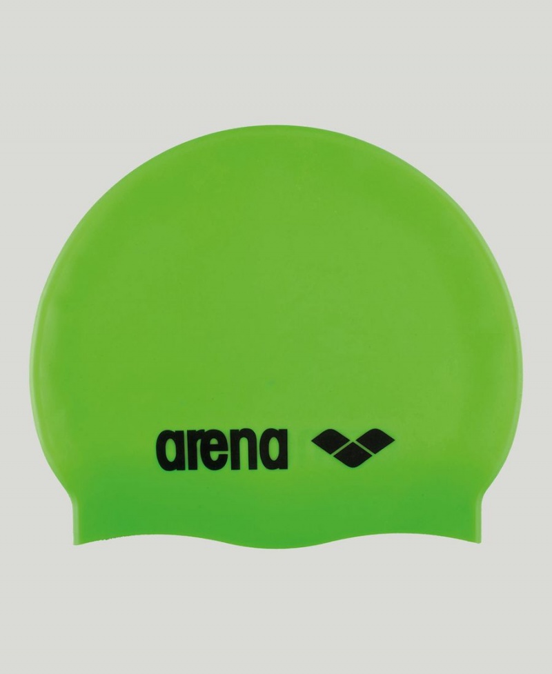 Vert Bonnet de Bain Arena Classiche Silicone Youth - POV-8988232