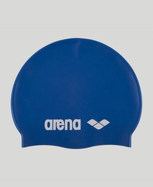 Bleu Bonnet de Bain Arena Classiche Silicone Youth - QDD-4768857