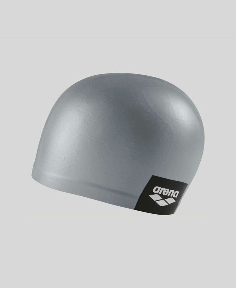 Grise Bonnet de Bain Arena Logo Moulded Silicone - PNO-4358916